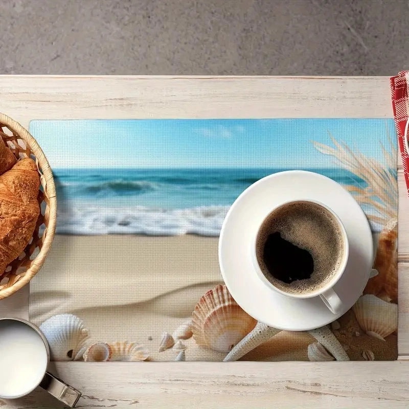 Nautical Starfish Linen Decor Coastal Ocean Theme|Home Decor & Accessories