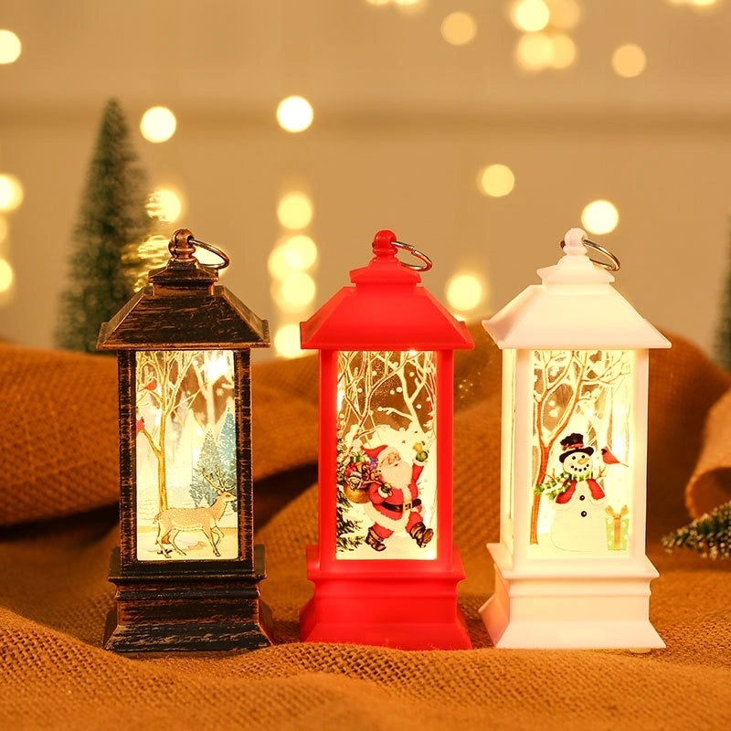 Christmas LED Mini Oil Lamp Decoration Portable Festive Light|Home Decor