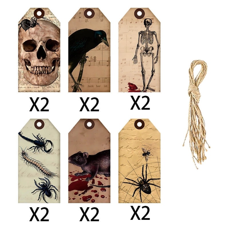 Halloween Crow Spider Skull Hanging Ornaments for Party Decor|Home Decor