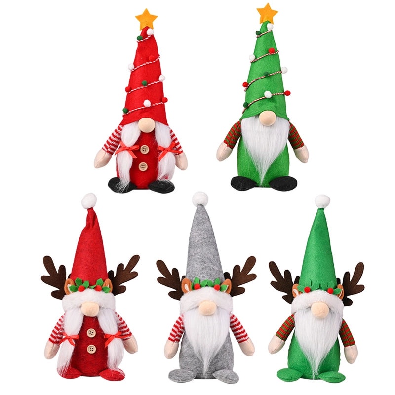 Christmas Santa Claus Party Doll Table Decoration for Holiday Casual Festive Decor|Home & Garden > Holiday Decorations > Christmas Decorations