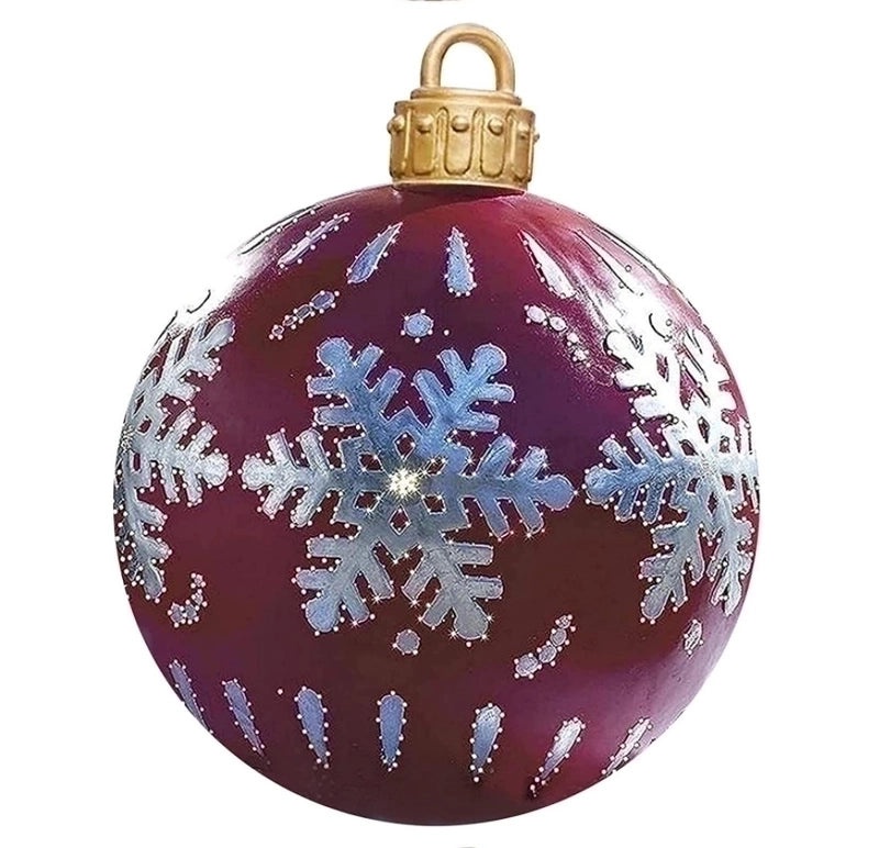 Vintage Christmas Striped PVC Balloons for Indoor and Outdoor Decoration | Holiday Decor