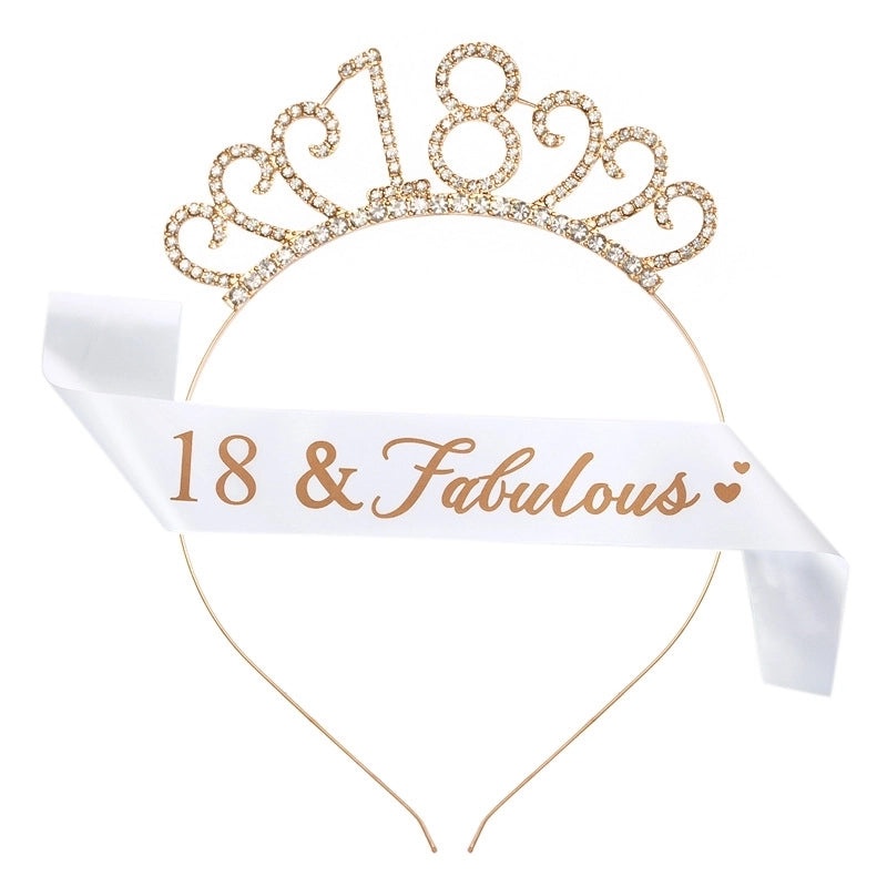 Stylish Alphabet Number Alloy Hair Band with Rhinestone Inlay 1 Set|Hair Accessories