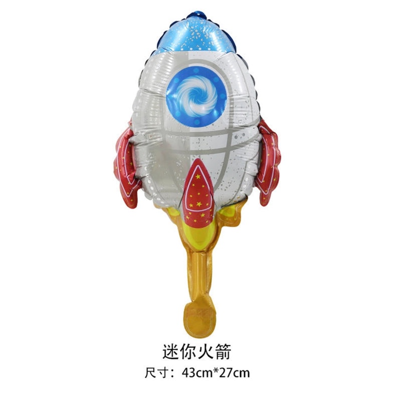 Children's Day Astronaut Rocket Party Balloon Aluminum Foil Birthday Decoration|Party Supplies