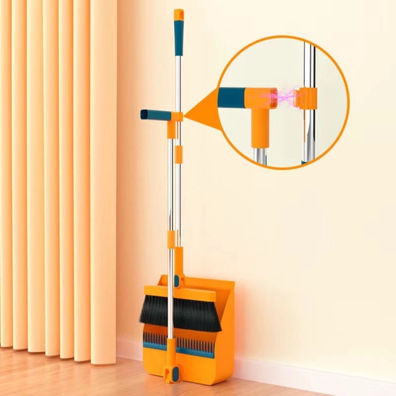 Household Solid Color PET and PP Broom for Cleaning | Cleaning Supplies & Household Tools