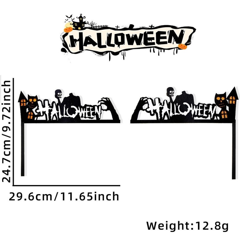 Halloween Cute Pumpkin and Bat Felt Decoration|Home Festival Decor