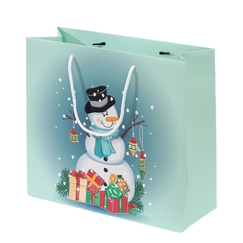 Christmas Cartoon Paper Gift Bags for Party Favors | Holiday Party Supplies