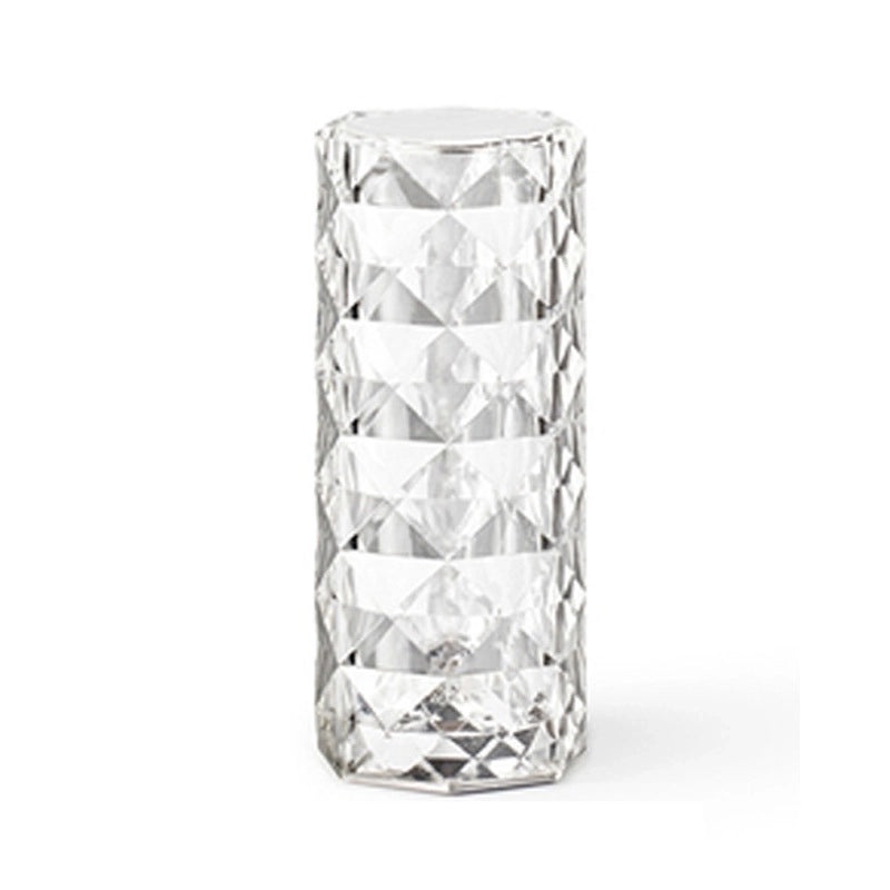 Minimalist Geometric Indoor Night Light with Mixed Materials, 1 Piece | Home Decor Lighting