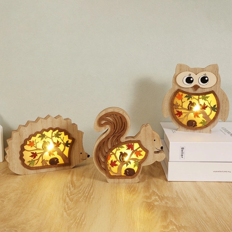 Minimalist Wooden Owl Ornament for Commute Holiday Decor|Home Decor