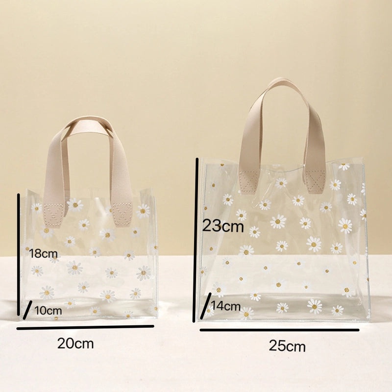 Transparent PVC Gift Bag Handbag High-End Birthday Present Box Elegant Accompanying Gift Bag | Gift Bags & Packaging