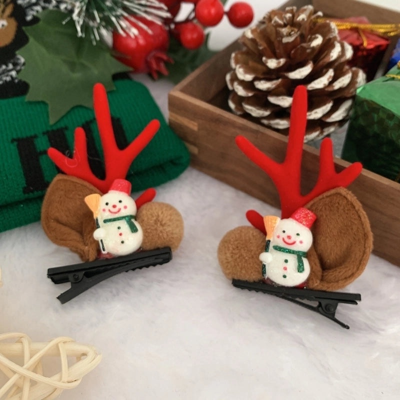 Festive Reindeer Antler Hair Clip for Daily Wear|Hair Accessories
