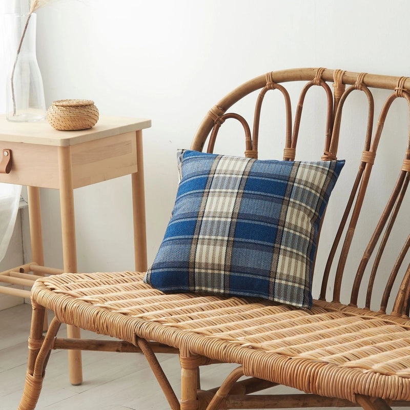 Multicolor Striped Cotton Linen Pillowcase|Home Textiles Pillow Covers