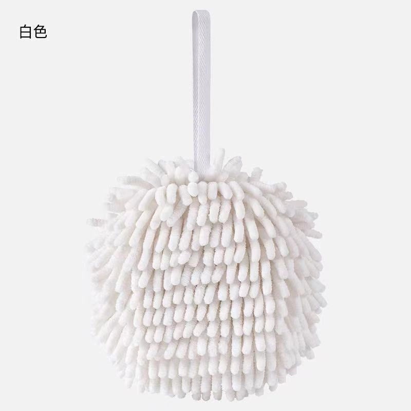 Quick-Dry Chenille Hand Towel Thickened Absorbent Kitchen Bathroom Hanging Cloth | Home & Kitchen Textiles