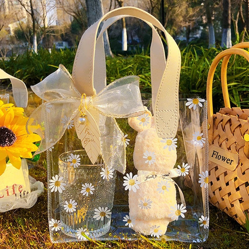 Transparent PVC Gift Bag Handbag High-End Birthday Present Box Elegant Accompanying Gift Bag | Gift Bags & Packaging