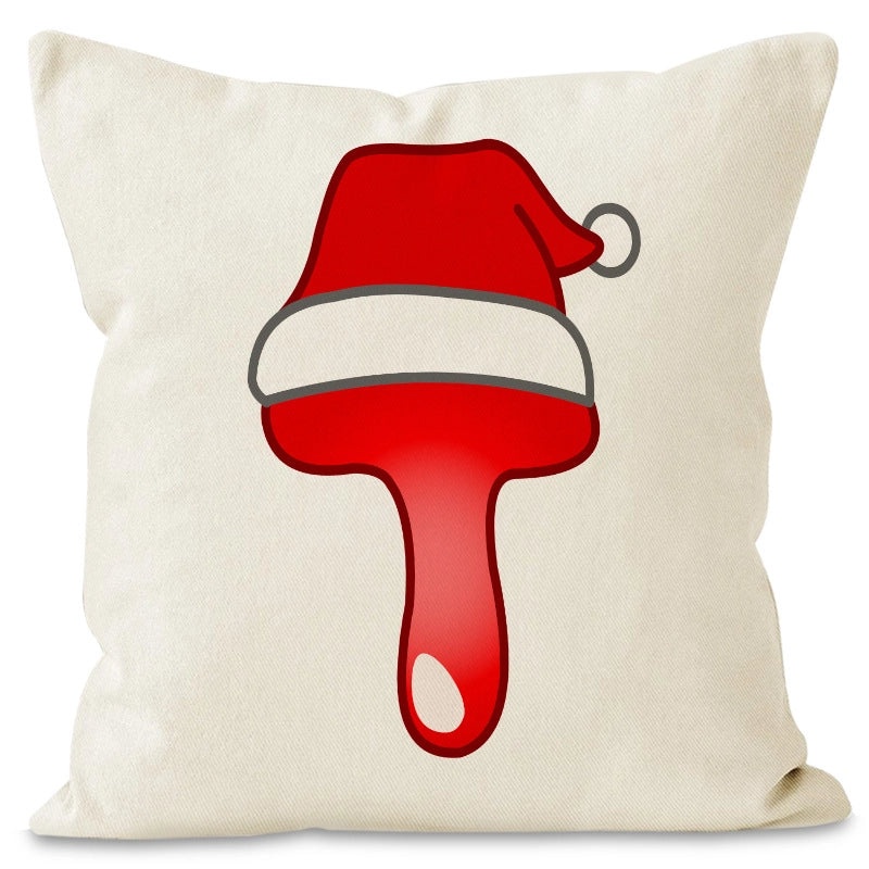 Nordic Christmas Pillow Covers Cute Modern Santa Hat Linen Polyester Sofa Cushion Cases|Home Decor Pillows