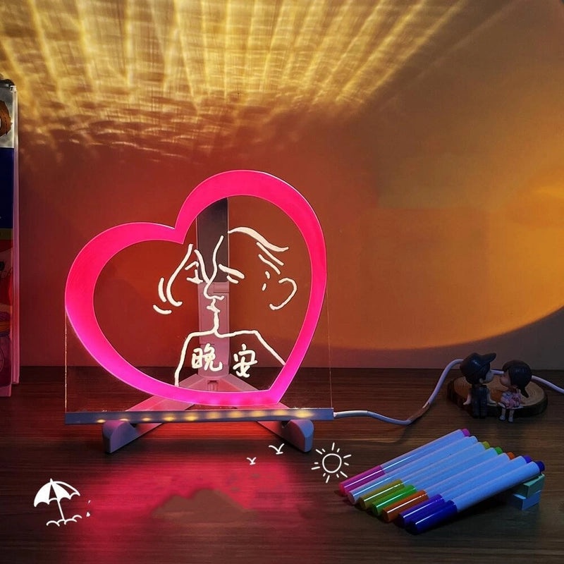 Minimalist Transparent Acrylic Indoor Night Light Set | Home Decor Lighting