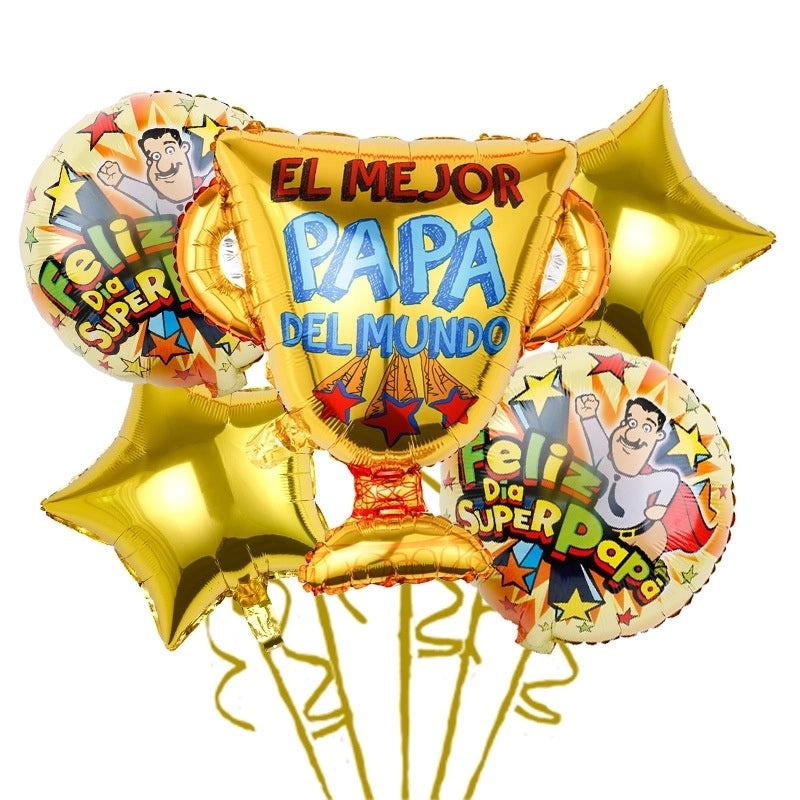Father's Day Celebration Letter Aluminum Foil Balloons|Party Decorations