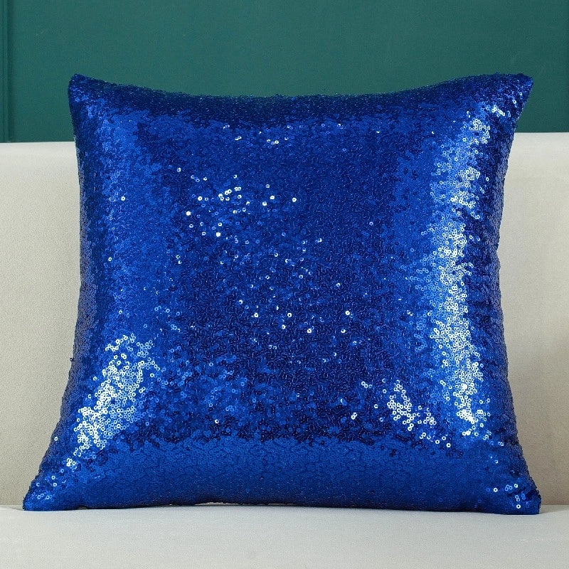 Elegant Vintage Solid Color Sequin Pillow Covers|Home Decor Pillows