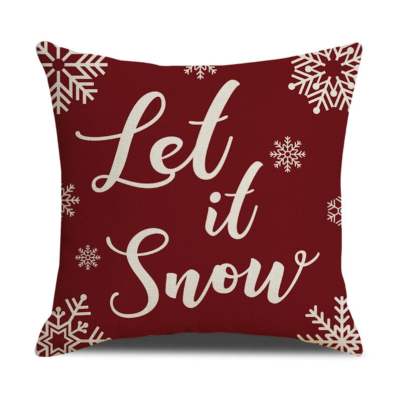 Stylish Elk Print Polyester Pillow Covers | Home Decor Pillows