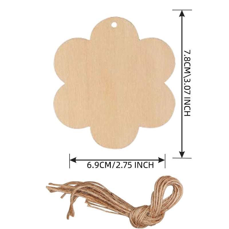 Wooden Christmas Tree Pendant Ornament Creative Carving Home Decoration Supplies|Christmas Decorations