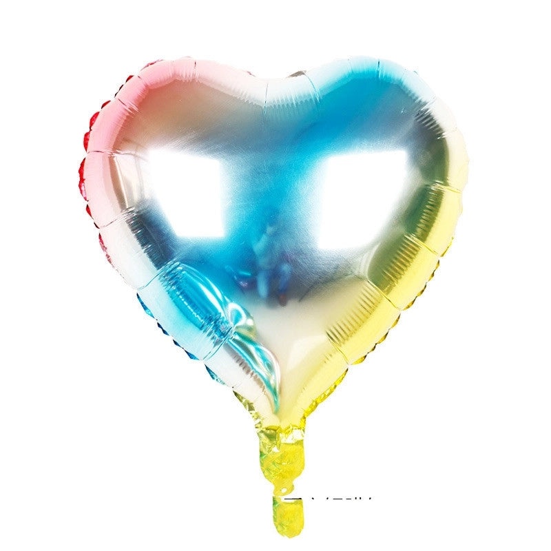 Birthday Star and Heart Shaped Aluminum Foil Balloons for Party Decorations|Party Supplies Balloons