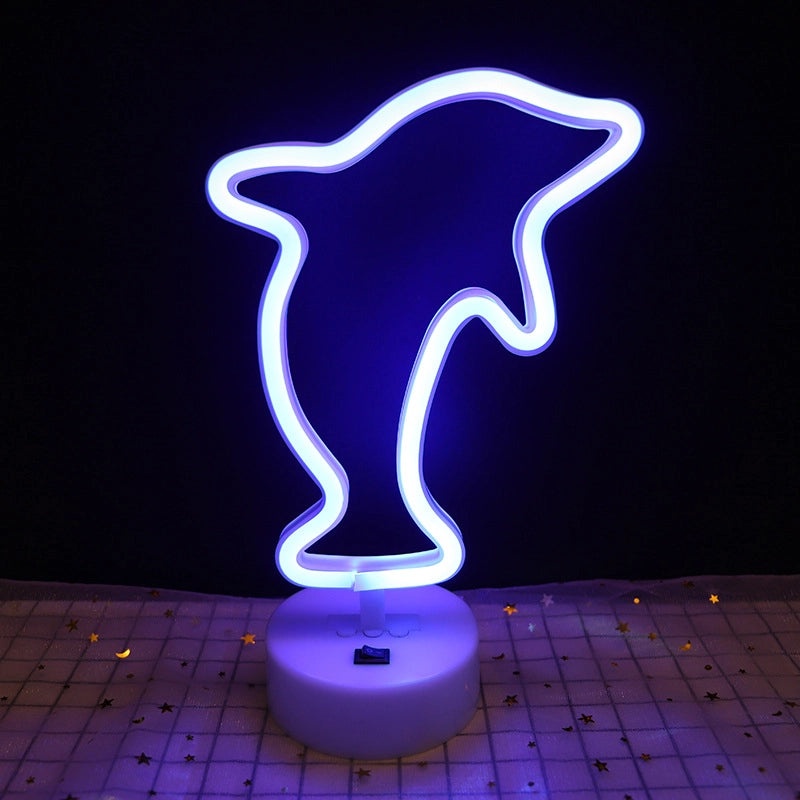 Romantic Anchor and Snowman LED Night Lights for Christmas and Valentine's Day | Indoor Decorative Lighting
