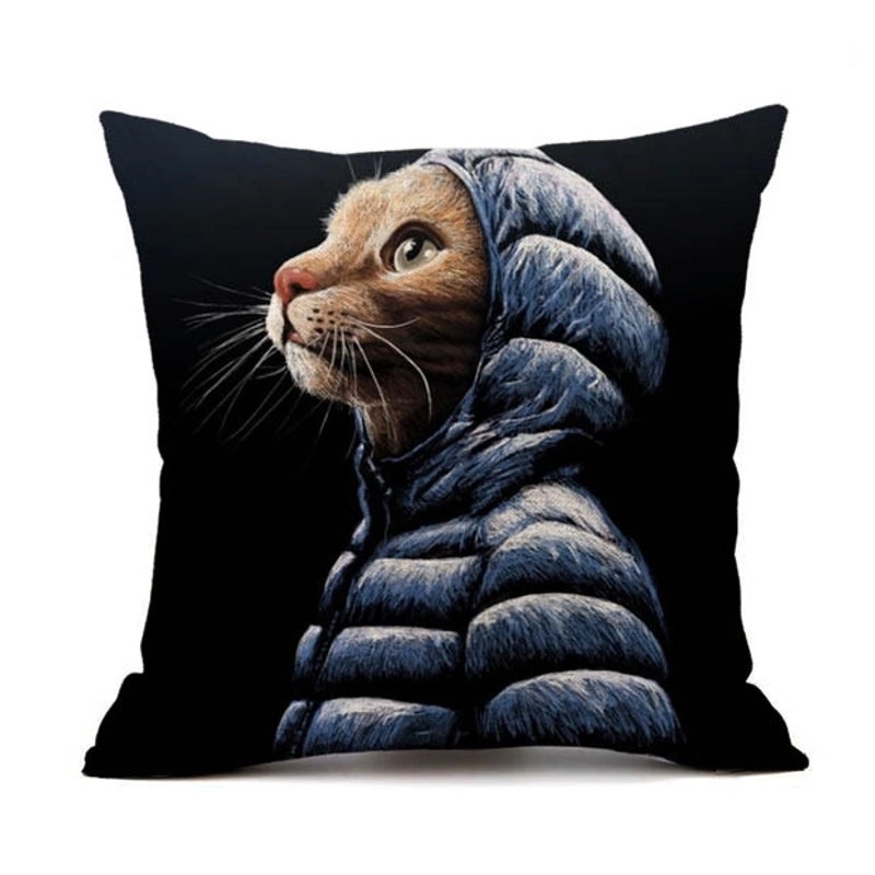 Adorable Cat-Themed Decorative Pillow Covers|Home Decor & Bedding