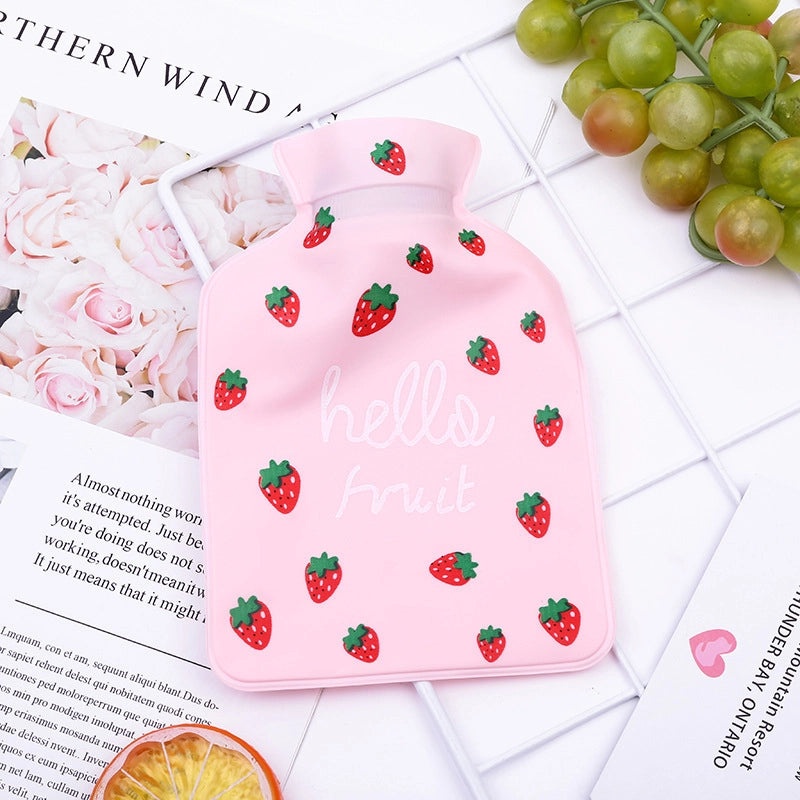 Pearlescent PVC Mini Hot Water Bag Cartoon Style Warm Handbag for Hands and Baby Warmth|Home & Living Accessories