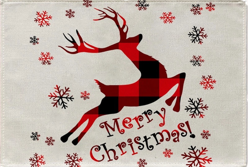 Vintage Cotton Linen Christmas Tree Letter Decoration|Home & Garden > Holiday Decor > Christmas Decorations