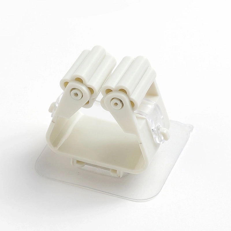 Fashion No-Drill Wall Mounted Mop Holder | Home Organization and Cleaning Accessories