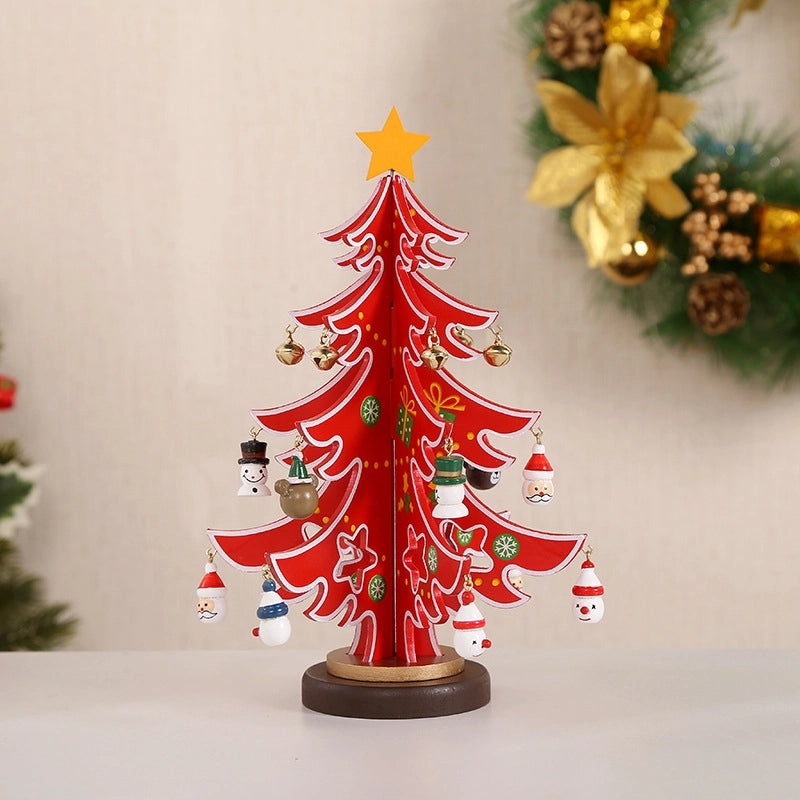 Minimalist Wooden Christmas Tree Decorative Ornament for Holiday Home Decor|Holiday Decorations