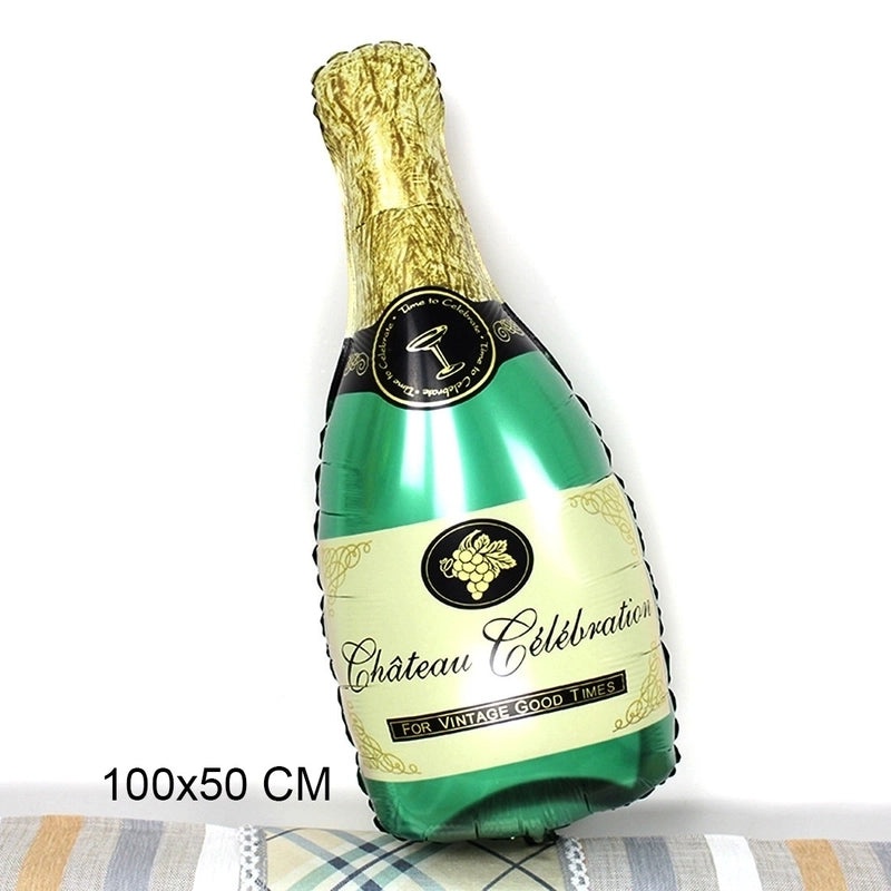 5 Pieces Romantic Beer & Wine Glass Balloons for Birthday Party Festival | Party Decorations Balloons