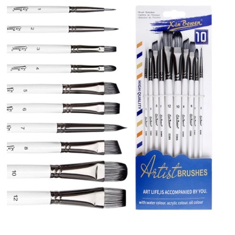 Solid Color Wooden Casual Brush Set for Learning and Everyday Use|Home & Living - Personal Care Tools