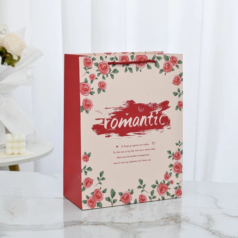 Minimalist Heart Letter White Cardboard Gift Wrap Supplies for Holidays and Daily Use|Gift Wrapping Supplies