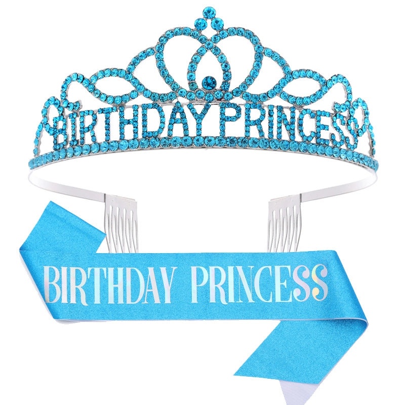 Birthday Princess Crown Jewelry Alloy Birthday Accessories|Jewelry & Accessories