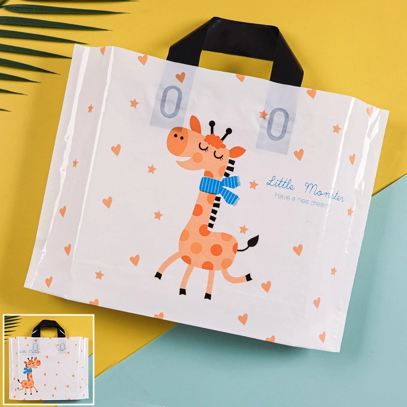 Printed PE Tote Bag for Children's Clothing|Kids Apparel Accessories