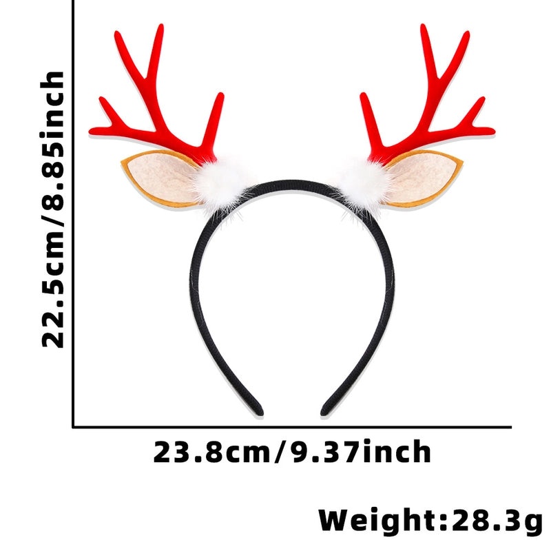 Christmas Reindeer Antlers Hair Band for Party Costume Props | Festival Accessories