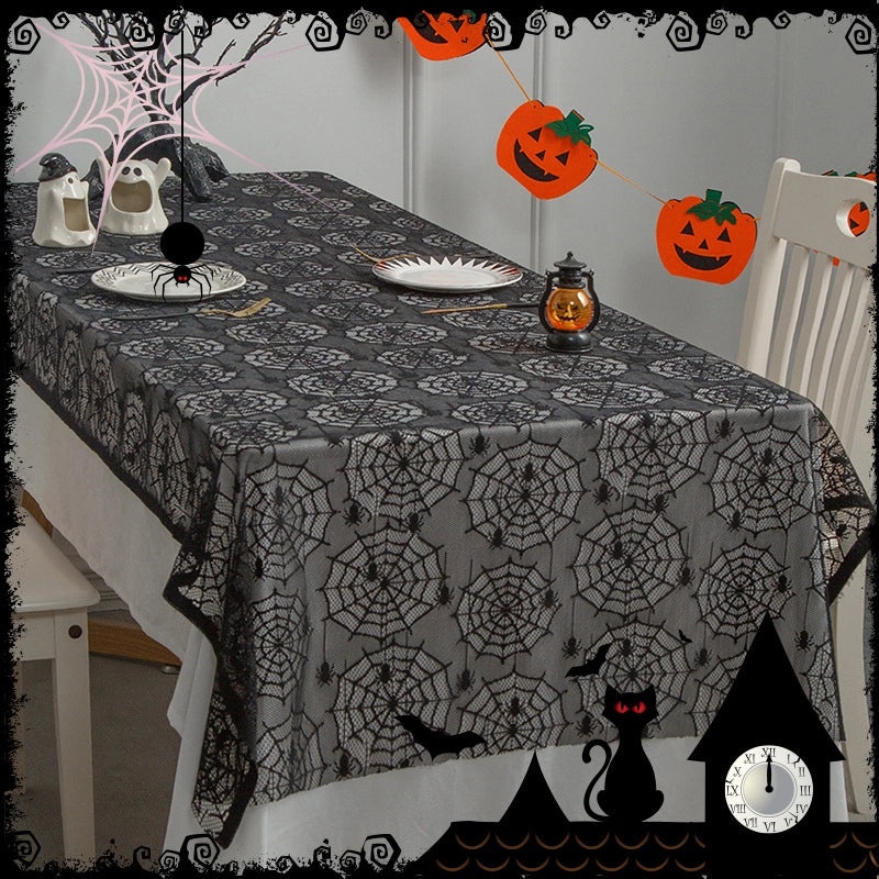 Halloween Simple Solid Color Polyester Tablecloth|Home Decor Table Linens