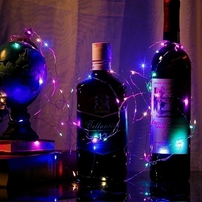 Sleek Solid Color Indoor Party String Lights for Home Decor|Home Decor & Lighting