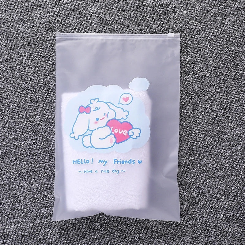 Adorable Cartoon Patterned PE Storage Bag for Daily Use|Home Storage & Organization