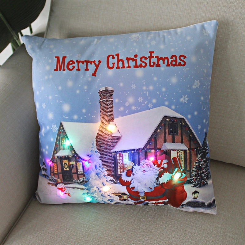 Christmas Santa Plush Pillow Covers|Home Decor Pillows