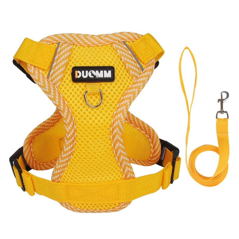 Reflective Breathable Dog Vest Harness with Hand-Holding Rope | Pet Harness & Leash