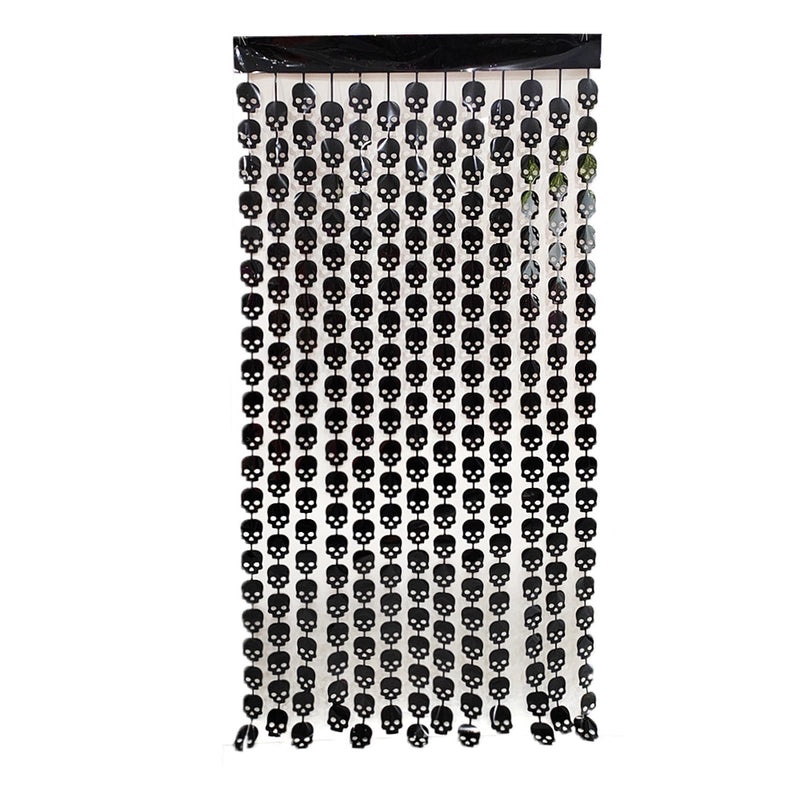 Halloween Skull Spider Rain Curtain Door Decoration | Party Supplies & Home Decor