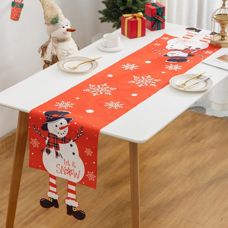 Minimalist Christmas Tree Letter Table Runner for Office Decor|Home Decor/Table Linens