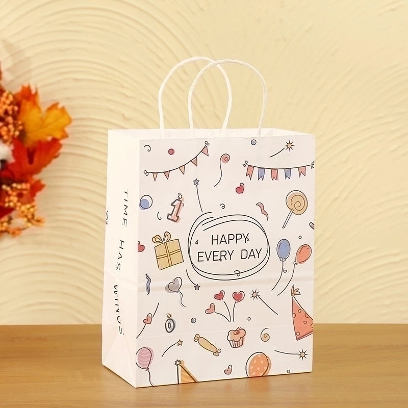 Watermelon Cartoon Kraft Paper Gift Bag for Daily Use 1 Piece|Gift Bags & Wrapping Supplies