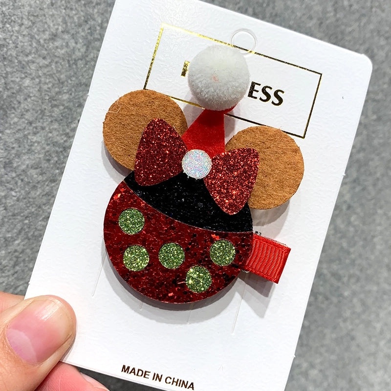 Christmas Bow Knot Hair Clip Cute Festival Party Accessory|Hair Accessories