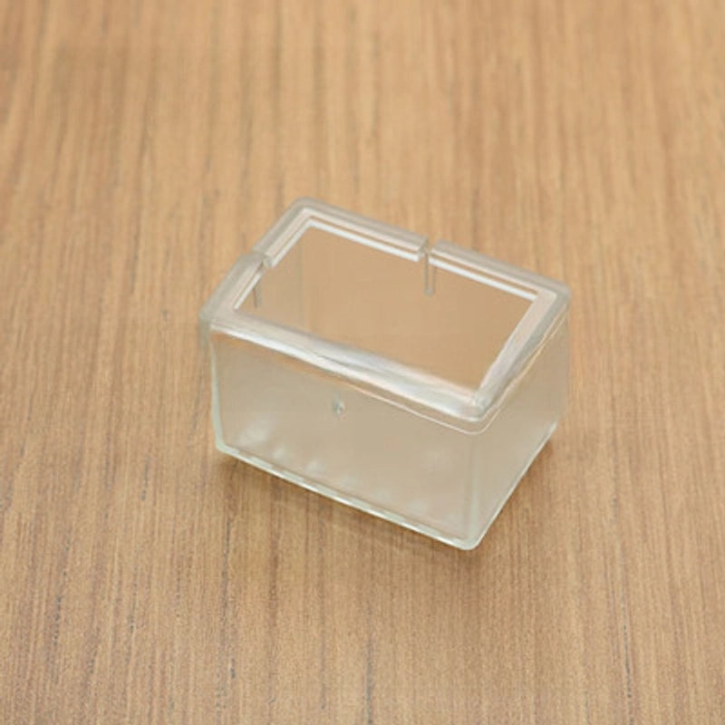 Transparent Non-slip Rubber Chair Leg Caps Thickened Floor Protectors Multi-size Furniture Feet Covers|Home & Living