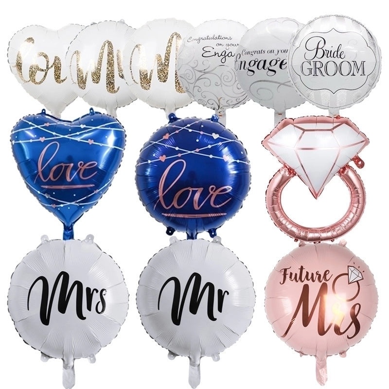 Valentine's Day Letter Foil Balloons for Wedding Party Decoration|Party Supplies Balloons