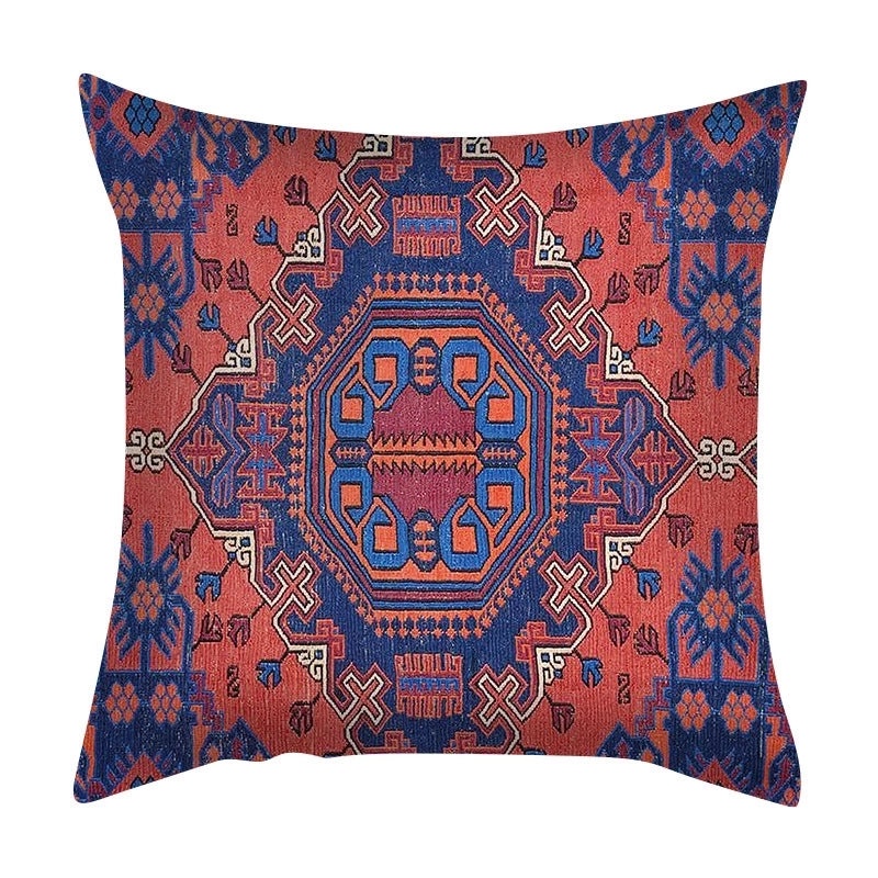 Bohemian Geometric Peach Skin Cushion Covers|Home Decor Pillows