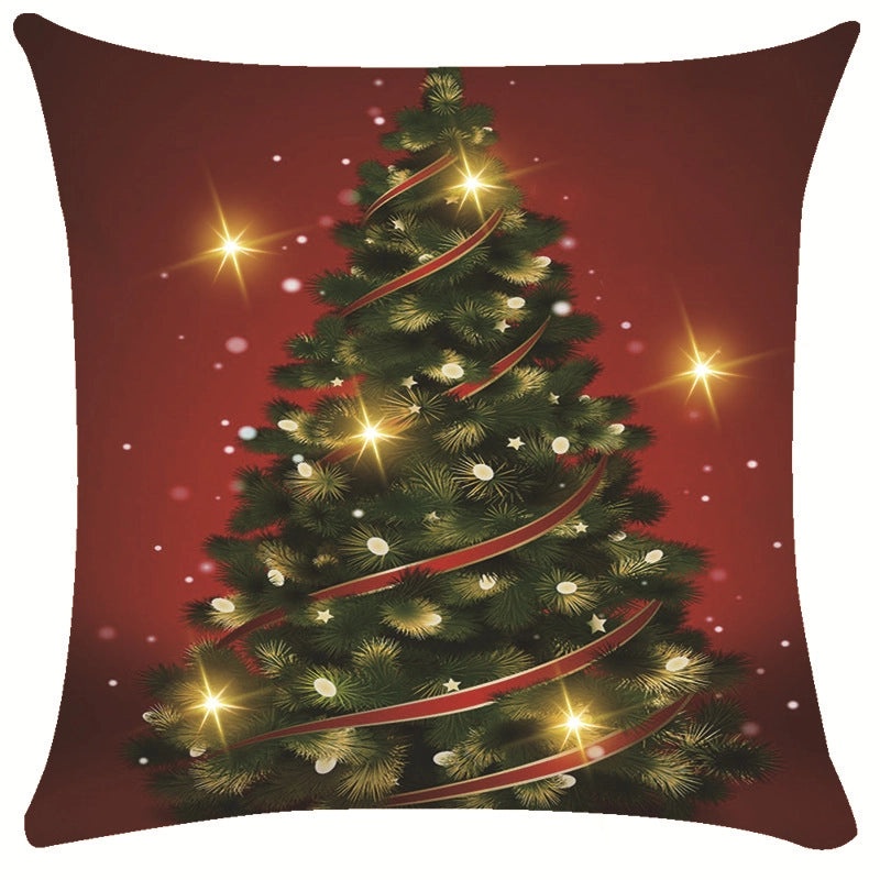 Festive Snowflake Throw Pillow Cover for Couch & Sofa | Home Decor Ornaments