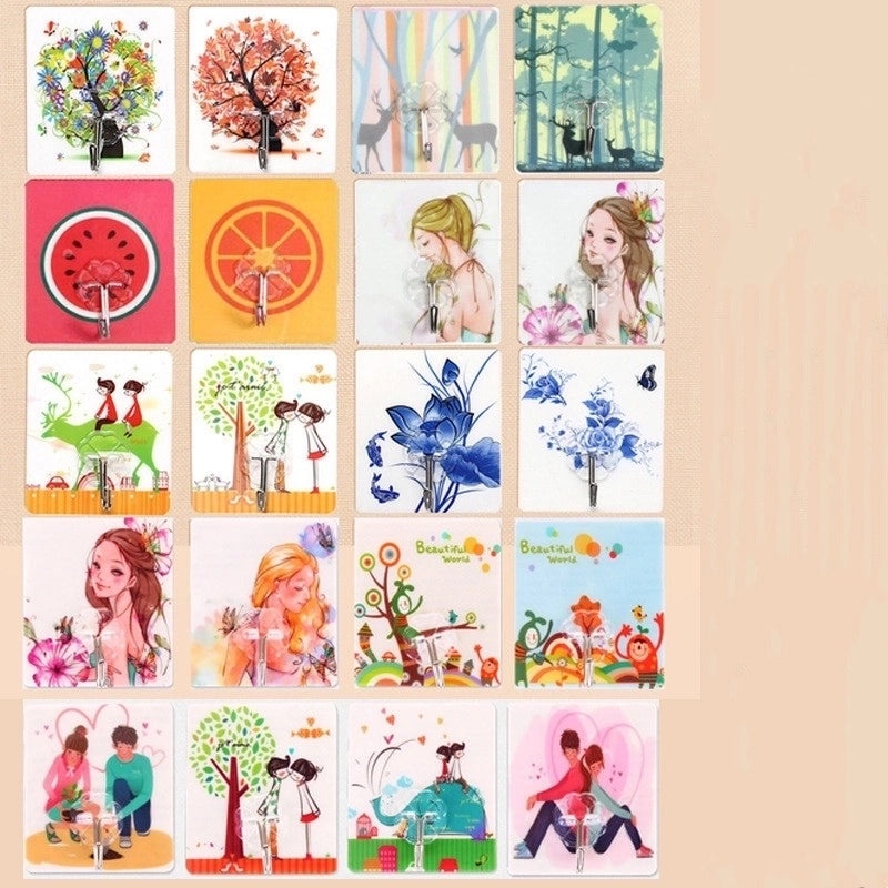 Durable Solid Color Plastic Hooks for Everyday Use|Home Organization & Storage Accessories